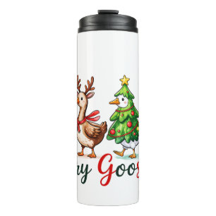 Garrafa Térmica Engraçado Bobo de Natal