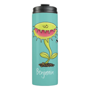 Garrafa Térmica Engraçado carnívoro Venus mosca cartoon