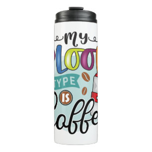 Garrafa Térmica Engraçado Humor Café cita Tumbler Térmico