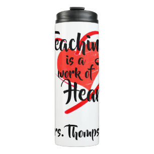 Garrafa Térmica Ensinando copo térmico personalizado