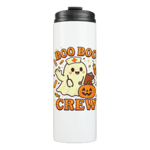 Garrafa Térmica Equipe Boo Boo Enfermeira Divertida Halloween Fant
