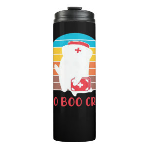 Garrafa Térmica Equipe do Boo Boo Enfermeira Fantasma Divertido Ha