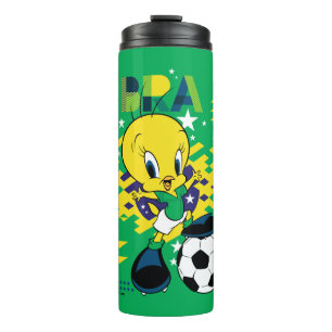 Garrafa Térmica Equipe Gráfica do Futebol do Brasil da TWEETY™