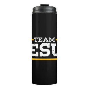 Garrafa Térmica Equipe Jesus Cristo Católico Cristão Ortodoxo Deus