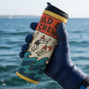 Garrafa Térmica Equipe Wild Dip – Design para Amigos de Natação no