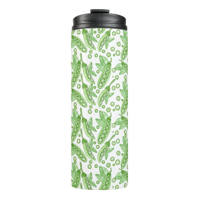 Garrafa Térmica Ervilhas vegetais (Frente)