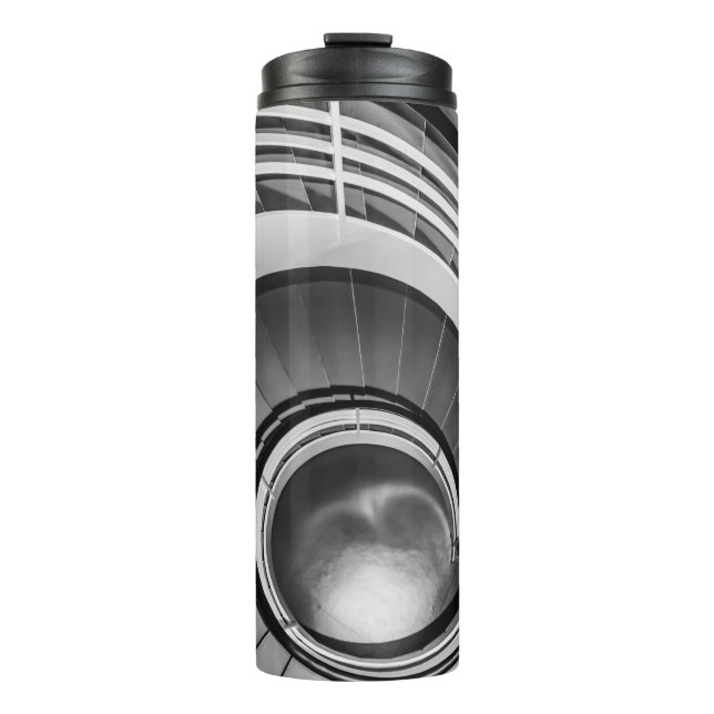 Garrafa Térmica Escada Circular BW (Frente)