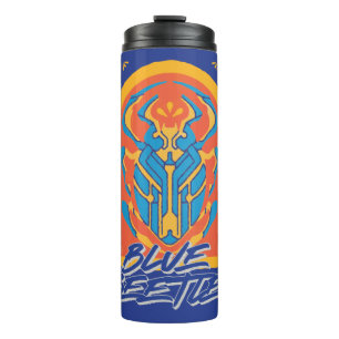 Garrafa Térmica Escaravelho Azul Talavera Gráfico