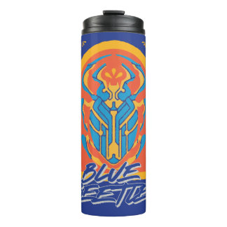 Garrafa Térmica Escaravelho Azul Talavera Gráfico
