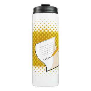 Garrafa Térmica Escrevendo sobrevoo