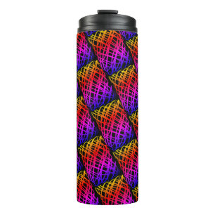 Garrafa Térmica Escrivora Simples   Meia gota   Fundo Negro