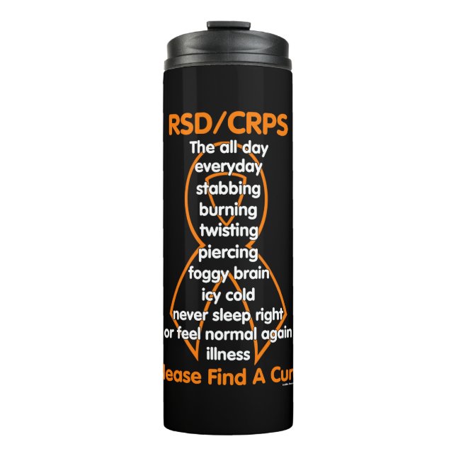 Garrafa Térmica Esfaqueando queimando Twisting...RSD/CRPS (Frente)