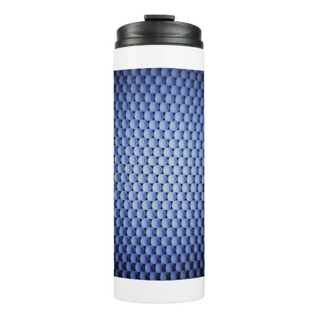 Garrafa Térmica Esferas azuis árcticas (Frente)