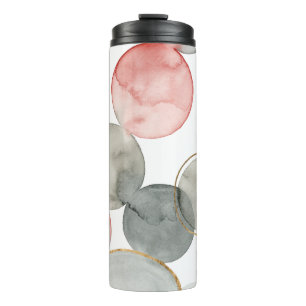 Garrafa Térmica Esferas douradas