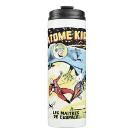 Garrafa Térmica Espaço - Estrelas - Scifi - Astronauta - Retro Fra