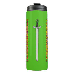 Garrafa Térmica Espada Irlandesa e Knotwork