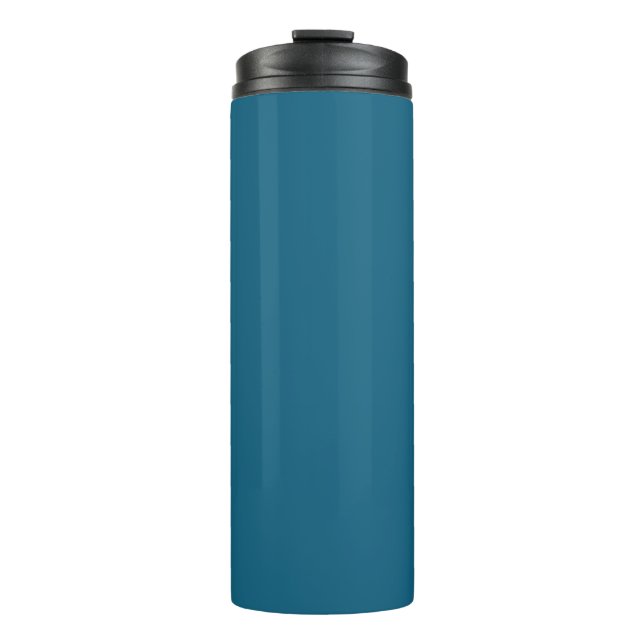 Garrafa Térmica Espira azul (cor sólida) (Frente)