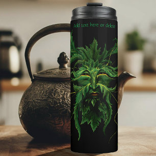 Garrafa Térmica Espírito Florestal Místico do Greenman Folha Fanta