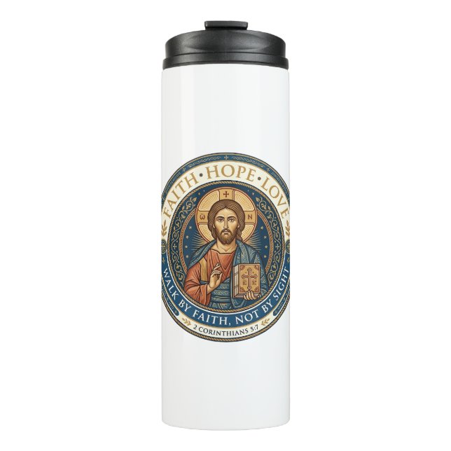 Garrafa Térmica Espiritualidade Contemplativa Monástica de Jesus G (Frente)