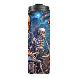Garrafa Térmica Esqueletos surreais II