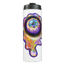 Esquerda Olhal Emoji Paint Drip Art M13