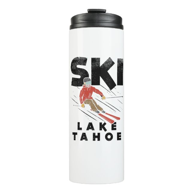 Garrafa Térmica Esqui - Lago Ski Tahoe (Frente)