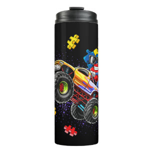 Garrafa Térmica Esta capa de reconhecimento do autismo apresenta u