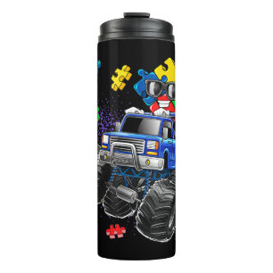 Garrafa Térmica Esta capa de reconhecimento do autismo apresenta u