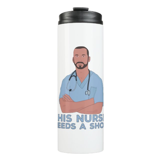 Garrafa Térmica Esta Enfermeira Precisa De Uma Atirada (Frente)