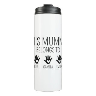 Garrafa Térmica Esta Mamãe Pertence, Mamãe Personalizada, Personal