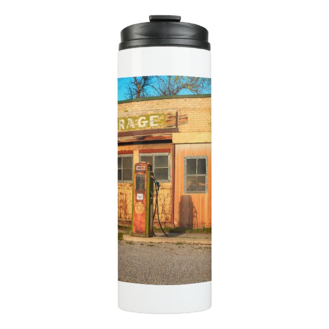 Garrafa Térmica Estação de serviço antiga em Utah rural, EUA. vint (Frente)