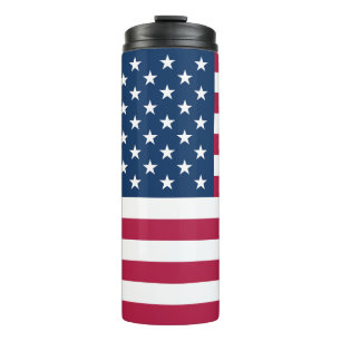 Garrafa Térmica Estados Unidos da América EUA bandeira patriótica