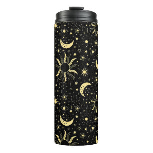 Garrafa térmica estampa celestial 