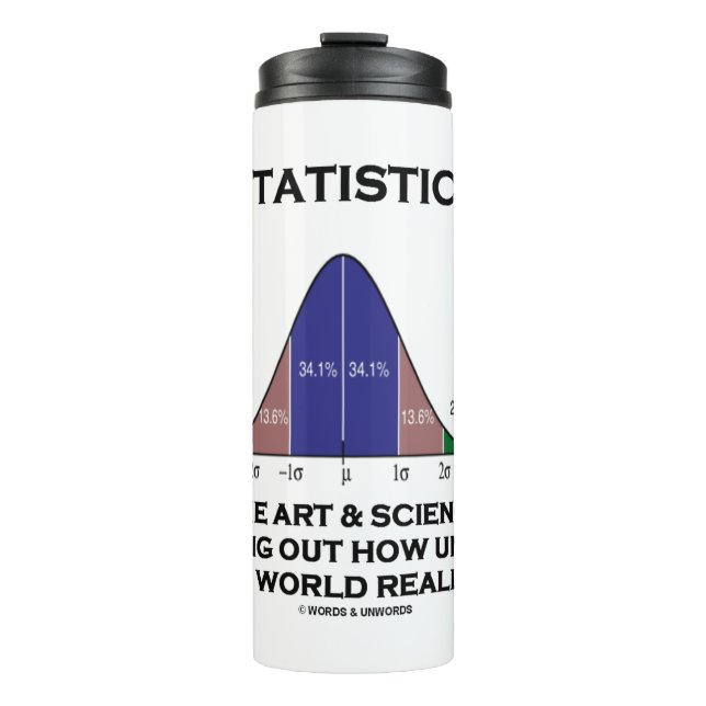 Garrafa Térmica Estatísticas A Arte E A Ciência De Achar Incerto (Frente)