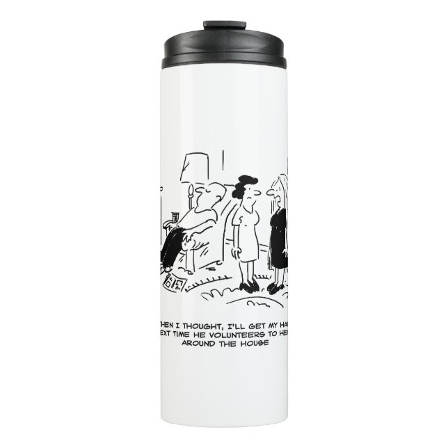 Garrafa Térmica Estilo de Cabelo Longo Devido à Ausência de Estimu (Frente)