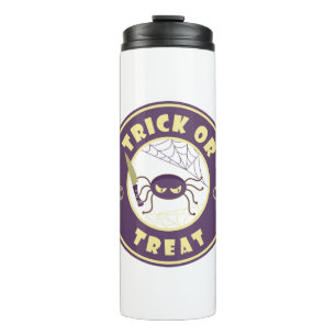 Garrafa Térmica Estilo Starbucks para a aranha do halloween