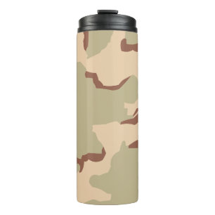 Garrafa Térmica Estojo Camuflagem Deserto Camuflagem Exército Be