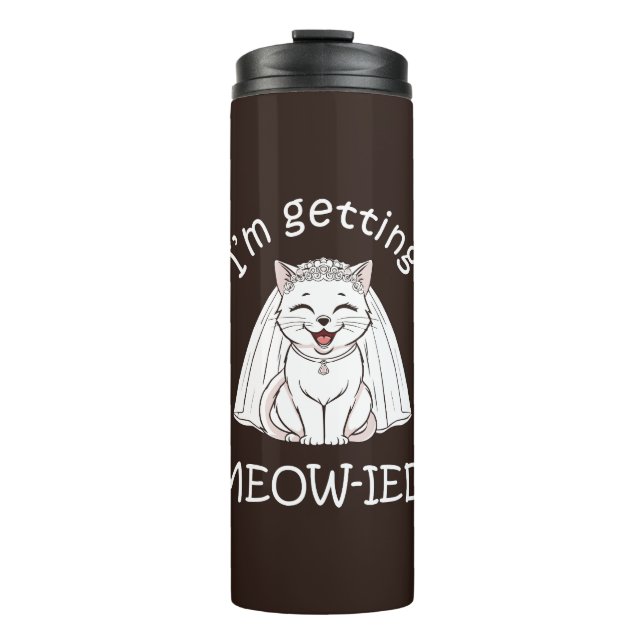 Garrafa Térmica Estou Meow-orando! (Frente)