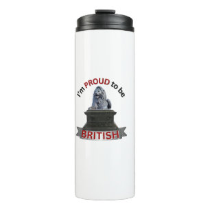 Garrafa Térmica Estou Orgulhoso de ser britânico
