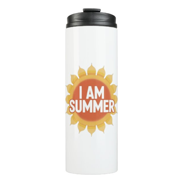 Garrafa Térmica Estou Verão (Frente)