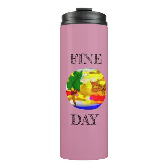 Garrafa Térmica estrela árvore_FINO DIA (Frente)