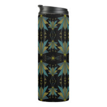 Estrelas de fada Tumbler Viagem térmico preto
