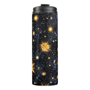 Garrafa Térmica Estrelas e céu noturno