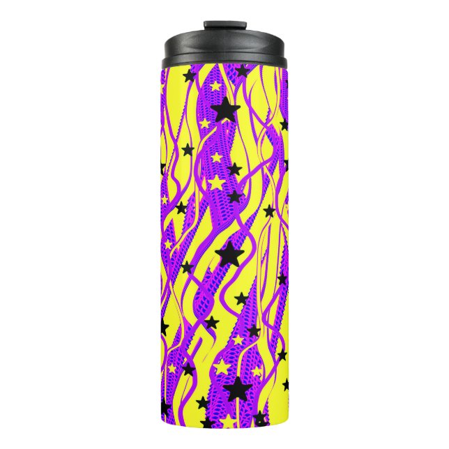 Garrafa Térmica Estrelas e linhas (Frente)