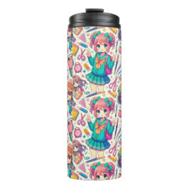 Garrafa Térmica estudante de animação