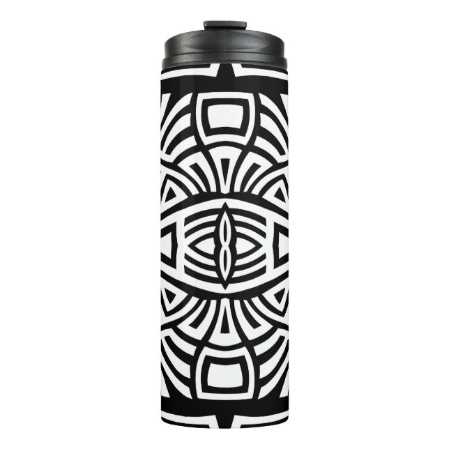 Garrafa Térmica Étnica Boho: Vintage Trendy (Frente)