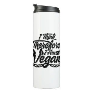 Garrafa Térmica Eu Acho, Por Isso Sou Vegan