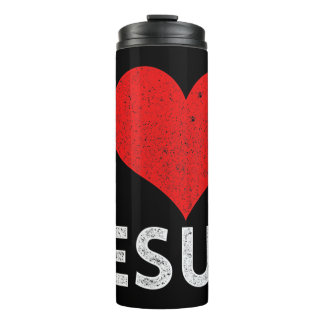 Garrafa Térmica Eu adoro Jesus T-Shirt Você é um devoto Patriótico