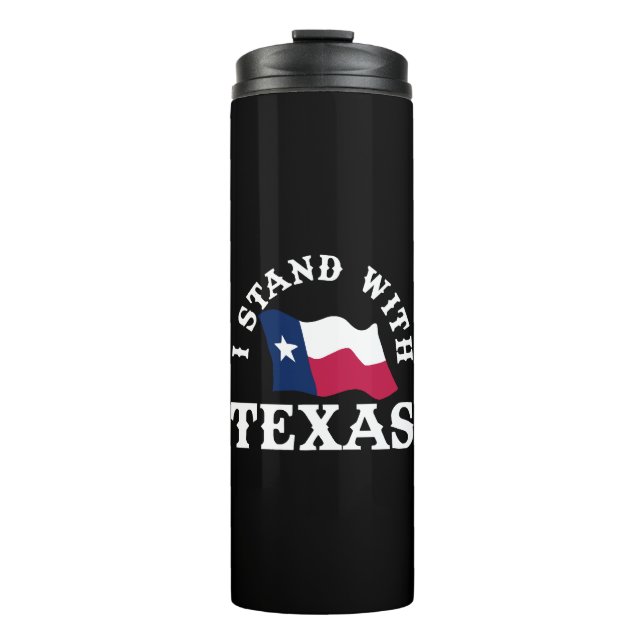 Garrafa Térmica Eu Apoio o Texas (Frente)