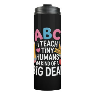 Garrafa Térmica Eu Ensino Humanos Pequenos Apreciação de Professor